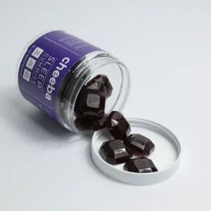 Cheeba 75mg Blue Raspberry Sleep Gummies 30 Count Product